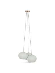 Heal's Sea Urchin Porcelain 3 Light Pendant in White - thumbnail 1