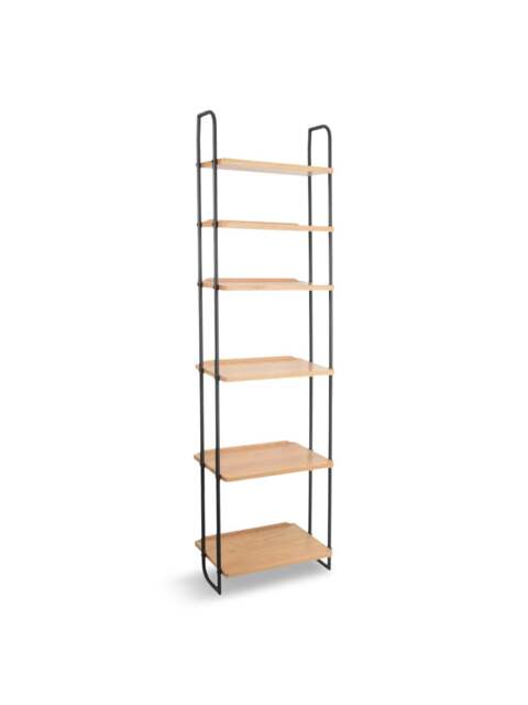 Heal's Brunel Lean To Narrow Shelves Oak in Brown, Size 50x35x175 - image 1