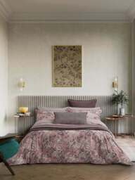 Bedeck of Belfast Katara Duvet Cover Set Multi in Pink/grey, Size King - thumbnail 1