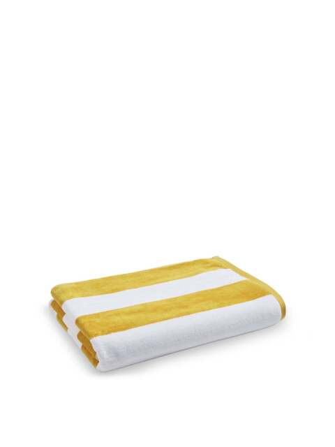 Christy Cabana Stripe Towel Yellow in Ochre, Cotton - image 1