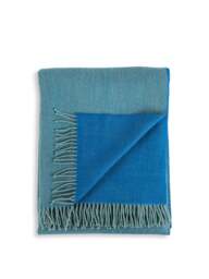 Heal's Two Tone Throw Cobalt 150 X 180 in Blue, Size 180x150 - thumbnail 1