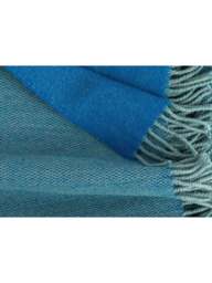Heal's Two Tone Throw Cobalt 150 X 180 in Blue, Size 180x150 - thumbnail 3