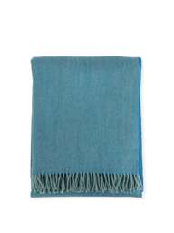 Heal's Two Tone Throw Cobalt 150 X 180 in Blue, Size 180x150 - thumbnail 2