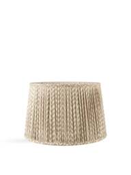 Pacific Lifestyle Chevron Mushroom Pleat Shade Beige in Taupe, Size 50cm - thumbnail 1