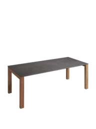 Barker and Stonehouse Grenada Reclaimed Teak Wood Wood Dining Table in Neutral, Size 220cm - thumbnail 4