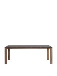 Barker and Stonehouse Grenada Reclaimed Teak Wood Wood Dining Table in Neutral, Size 220cm - thumbnail 2