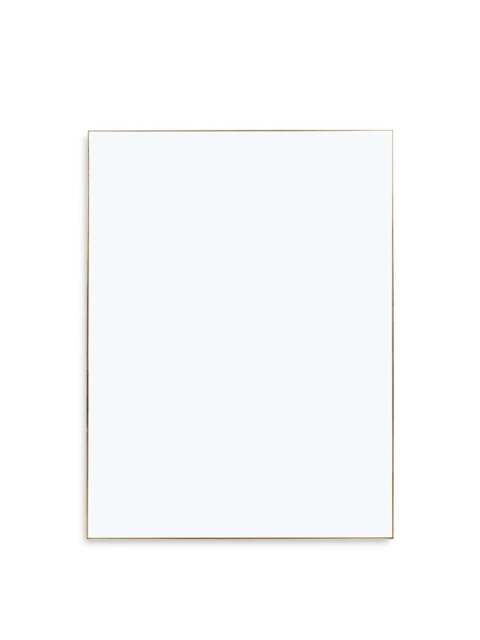 Heal's Fine Edge Mirror Rectangular in Gold