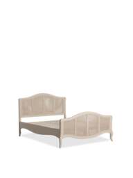 Barker and Stonehouse Calista Wooden Double Bed Frame in White - thumbnail 1