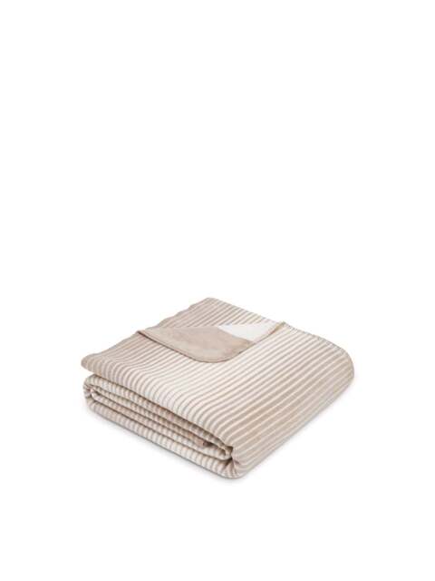 IBENA Glasgow Blanket in Beige, Cotton - image 1