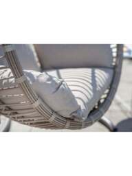 Bramblecrest Chedworth Rattan Single Tulip Open Weave Hanging Cocoon - thumbnail 4