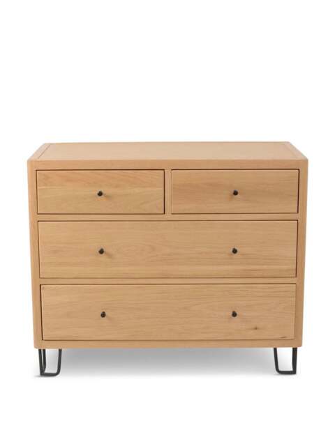 Heal's Brunel Low Chest Oak in Brown, Size 89x45x72