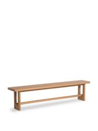 Barker and Stonehouse Olav Wood Dining Bench in Neutral, Size 145cm