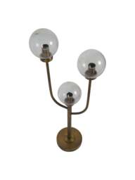 Libra Interiors Wellesley Three Globe Table Lamp in Bronze, Size 82x35x13 - thumbnail 2