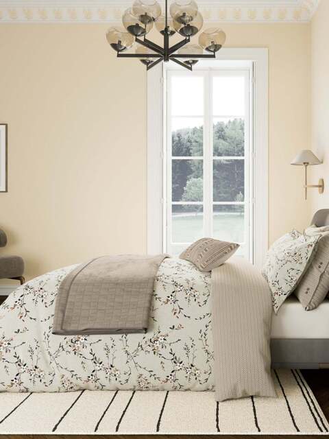 Bedeck of Belfast Rana Cover Set in Warm Grey, Cotton, Size King - image 1