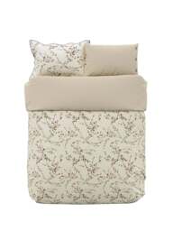 Bedeck of Belfast Rana Cover Set in Warm Grey, Cotton, Size King - thumbnail 3