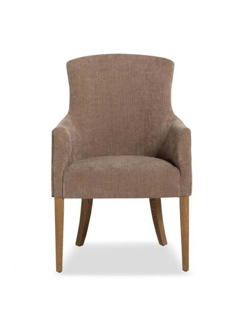 Barker and Stonehouse Lockwood Fabric Dining Chair in Neutral - image 1