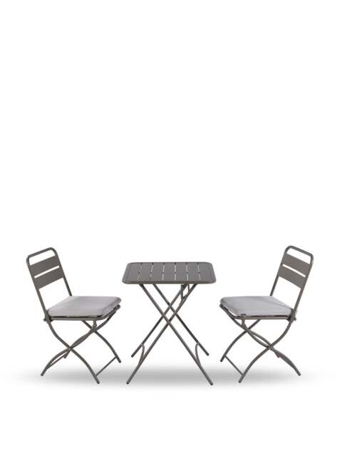 Hartman Urban Folding Bistro Set Dusty Taupe - image 1