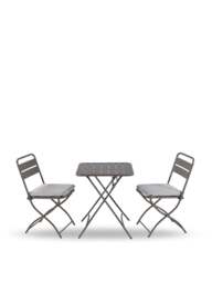 Hartman Urban Folding Bistro Set Dusty Taupe - thumbnail 1