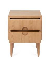 Heal's Amira Bedside Chest in Natural Oak, Size 55x44x40 - thumbnail 2