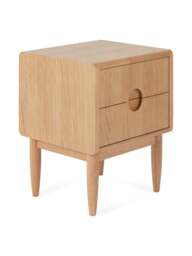 Heal's Amira Bedside Chest in Natural Oak, Size 55x44x40 - thumbnail 4
