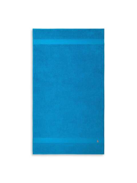 Ralph Lauren Home Polo Player Bath Sheet in Cove Blue, Cotton - image 1