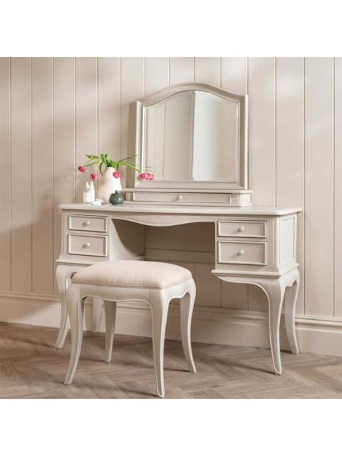 Barker and Stonehouse Calista Off Wooden Gallery Mirror in White