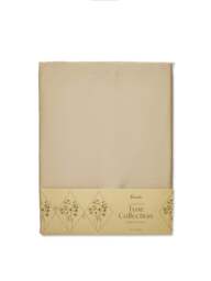Fenwick at Home Tyne Fitted Sheet Tan in Camel, Cotton, Size Double