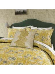 Morris & Co X Elmcote Cover Set in Sunflower, Size Double - thumbnail 2