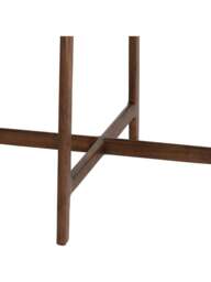 Barker and Stonehouse Cresta Marble And Acacia Wood Dining Table in Brown - thumbnail 5