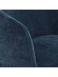 Barker and Stonehouse Pellaro Swivel Armchair in Blue - thumbnail 4