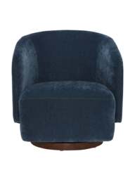 Barker and Stonehouse Pellaro Swivel Armchair in Blue - thumbnail 3
