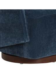 Barker and Stonehouse Pellaro Swivel Armchair in Blue - thumbnail 5