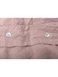 Heal's Washed Duvet Collection in Pink, Linen, Size Super King - thumbnail 2