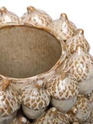Libra Interiors Acorn Cluster Vase Beige - thumbnail 2