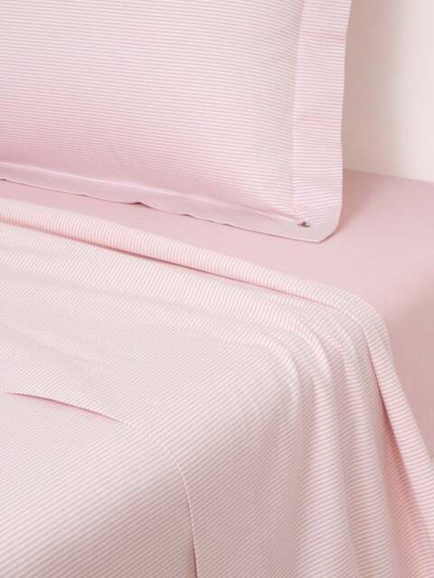 Ralph Lauren Home Oxford Flat Sheet Collection in Rosette, Cotton, Size King - image 1
