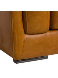 Barker and Stonehouse Ledbury 3 Seater Sofa in Brown, Leather - thumbnail 3
