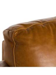 Barker and Stonehouse Ledbury 3 Seater Sofa in Brown, Leather - thumbnail 4