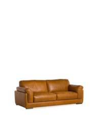 Barker and Stonehouse Ledbury 3 Seater Sofa in Brown, Leather