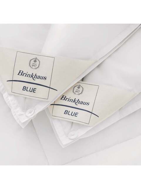 Brinkhaus Blue Goose Down Duvet Light 4.5 Tog in White, Cotton, Size Double - image 1