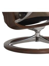 Barker and Stonehouse Consul Medium Signature Chair And Footstool, Mole in Brown - thumbnail 5