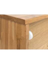 Heal's Brunel Rolling Under Bed Storage Double/king Oak in Brown, Size 82x67x18 - thumbnail 4