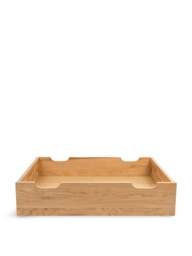 Heal's Brunel Rolling Under Bed Storage Double/king Oak in Brown, Size 82x67x18 - thumbnail 1