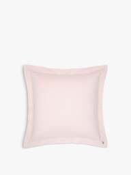Ralph Lauren Home Oxford Oxford Pillowcase Pink in Rosette, Cotton/Linen, Size Square