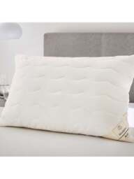 Brinkhaus Blue Aerelle Pillow Square in White, Polyester, Size Standard - thumbnail 3