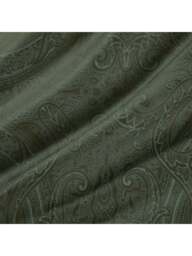 Ralph Lauren Home Doncaster Flat Sheet in Dark Green, Cotton/Linen, Size King - thumbnail 4