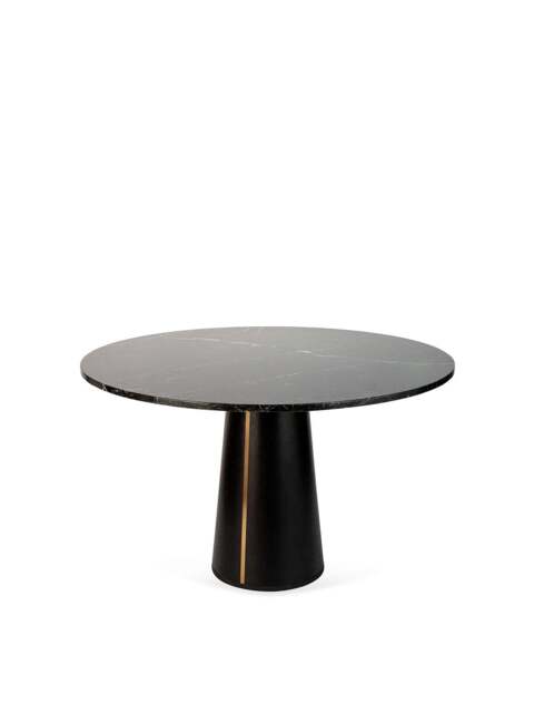Heal's Marble Totem Pedestal Dining Table in Black - image 1