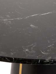 Heal's Marble Totem Pedestal Dining Table in Black - thumbnail 3