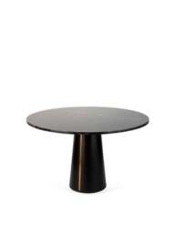 Heal's Marble Totem Pedestal Dining Table in Black - thumbnail 1