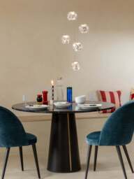 Heal's Marble Totem Pedestal Dining Table in Black - thumbnail 2