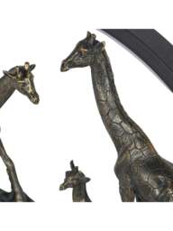 Libra Interiors Giraffe Family Light Sculpture Led Usb in Bronze, Size 30x9x34 - thumbnail 2